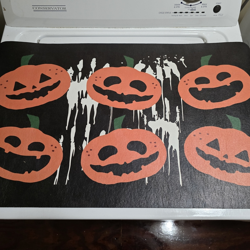 Halloween Pumpkin Bath Mat